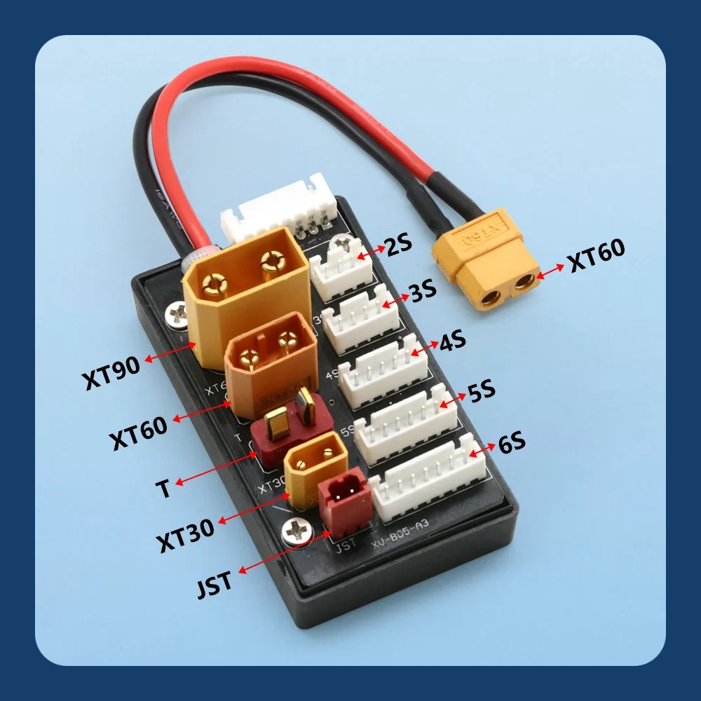 Lipo Parallel Charging Board - Papan Pengisian Paralel Baterai Lipo 2-6S
