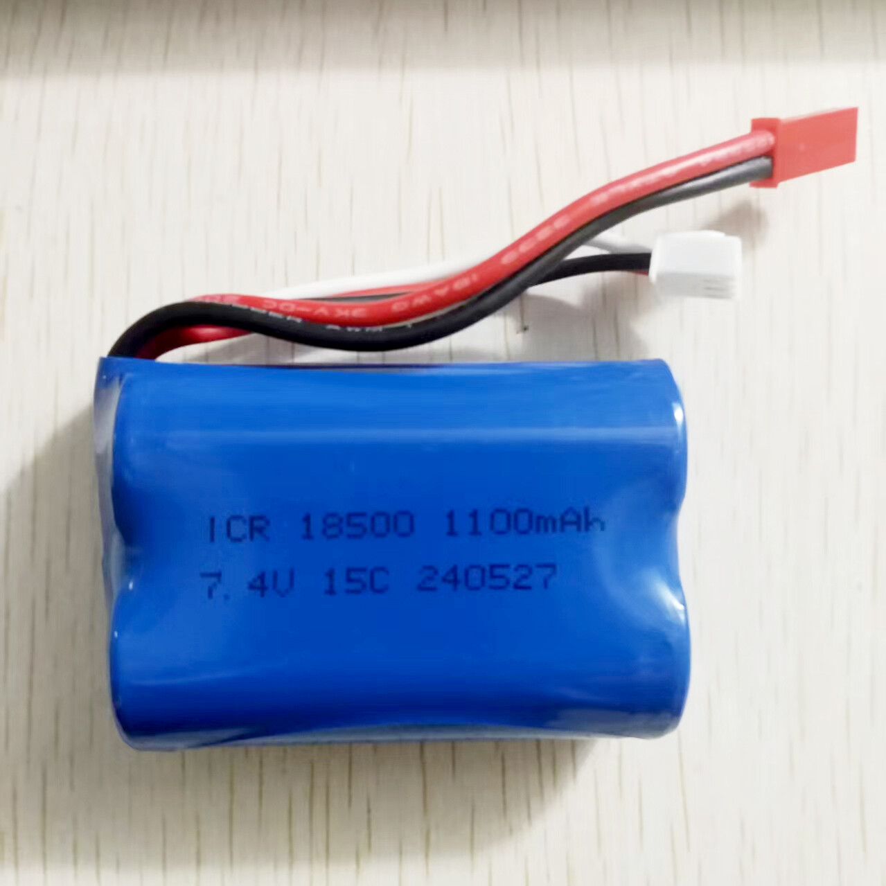 Drone Mjx Rc - Baterai 18500 7.4V 1100mAh JST 15C