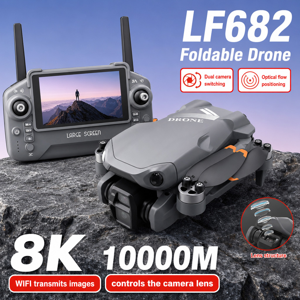 Drone Rc Pro - Foto Udara Drone LF682 8K HD