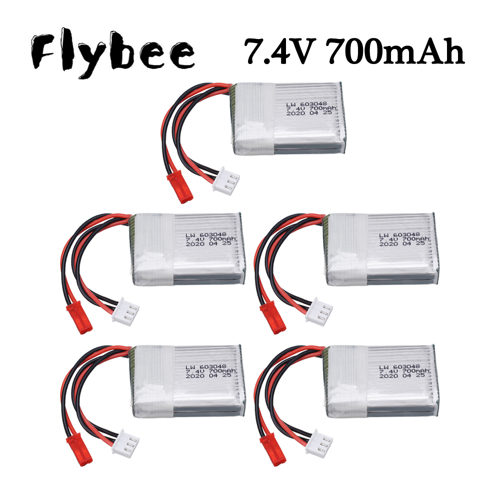 Drone Lipo Battery - Baterai Lipo 7.4V 700mAh 25c untuk