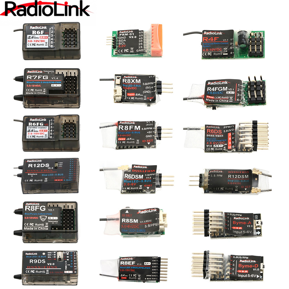 Joystick Rc Drone - Radiolink penerima Rc R12DSM R12DS R9DS
