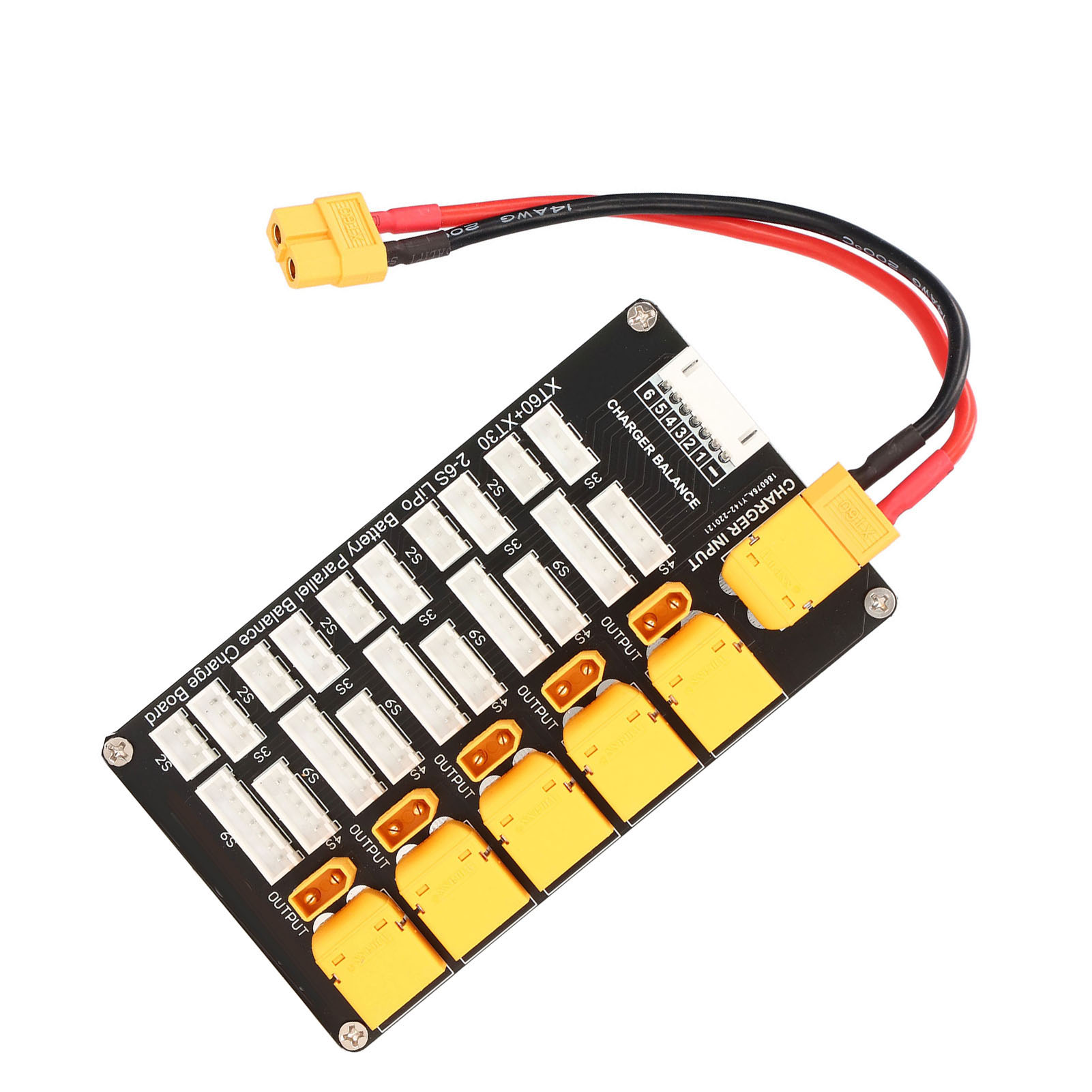Lipo Parallel Charging Board - Papan Pengisi Daya Baterai Paralel XT30