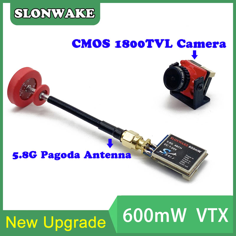 5.8G 48CH 600MW VTX-CAM FPV Pe - Receiver Rc Drone ulasan dan harga
