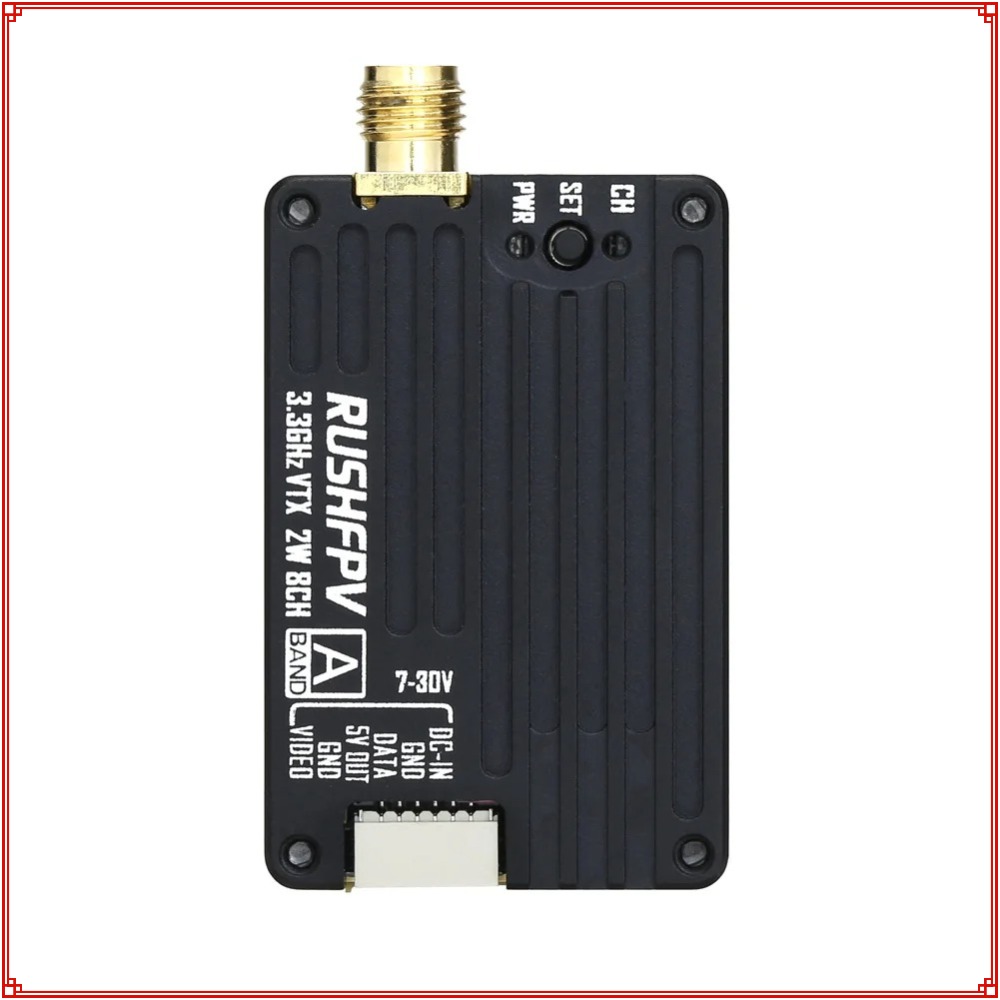 2026 RUSHFPV 3.3G 2W VTX Trans - Drone Rc Toy ulasan dan harga