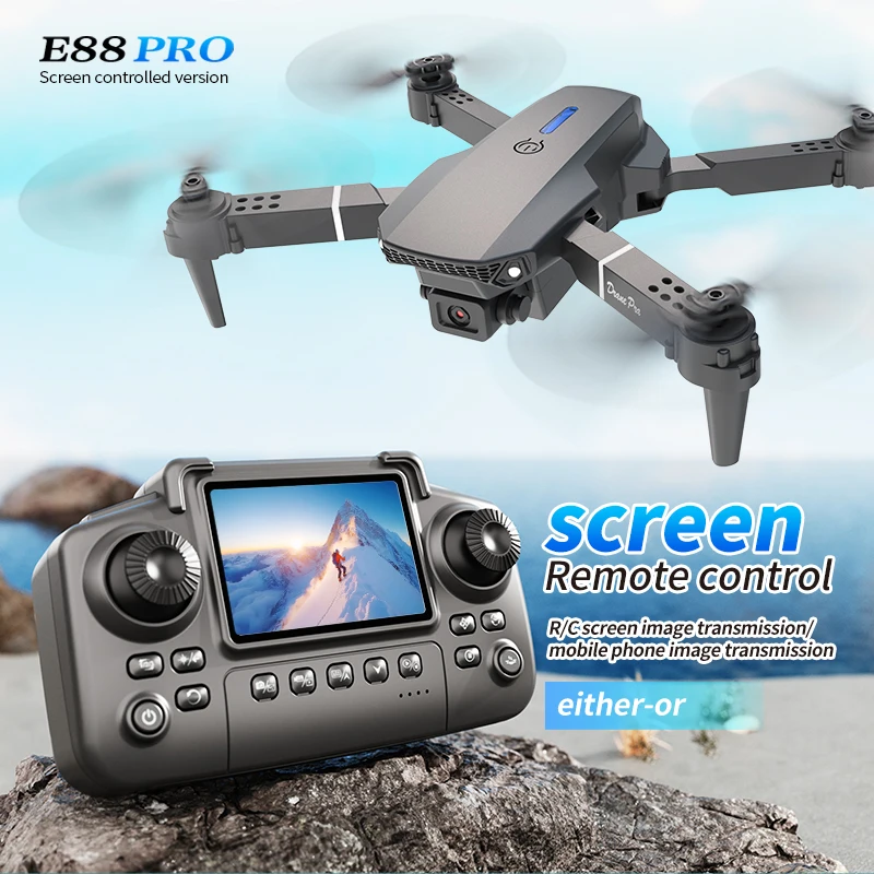 Drone E88 PRO Profesional deng - Drone Rc Pro ulasan dan harga