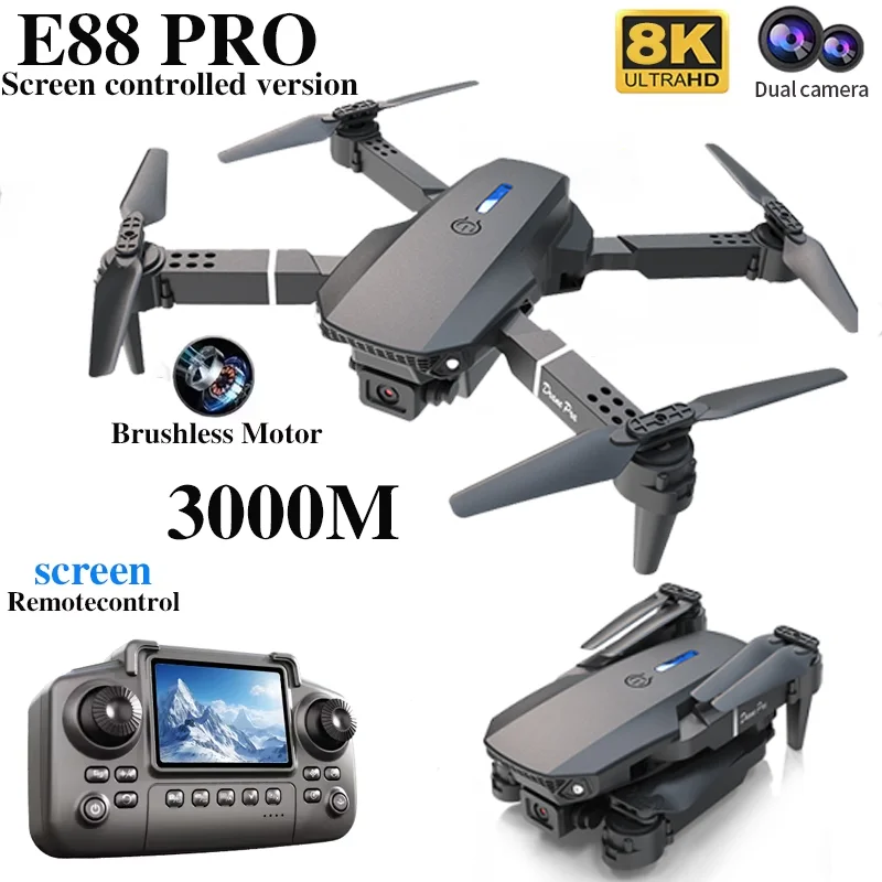 Drone E88 PRO Profesional deng - Drone Rc Pro ulasan dan harga