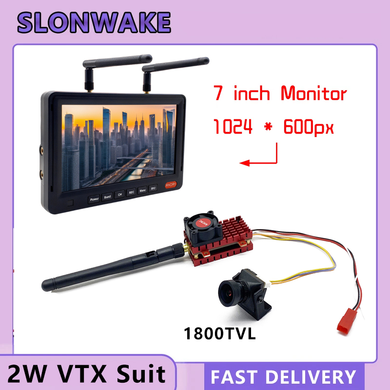 SLONWAKE 5.8G 2W VTX FPV Kamer - Joystick Rc Drone ulasan dan harga