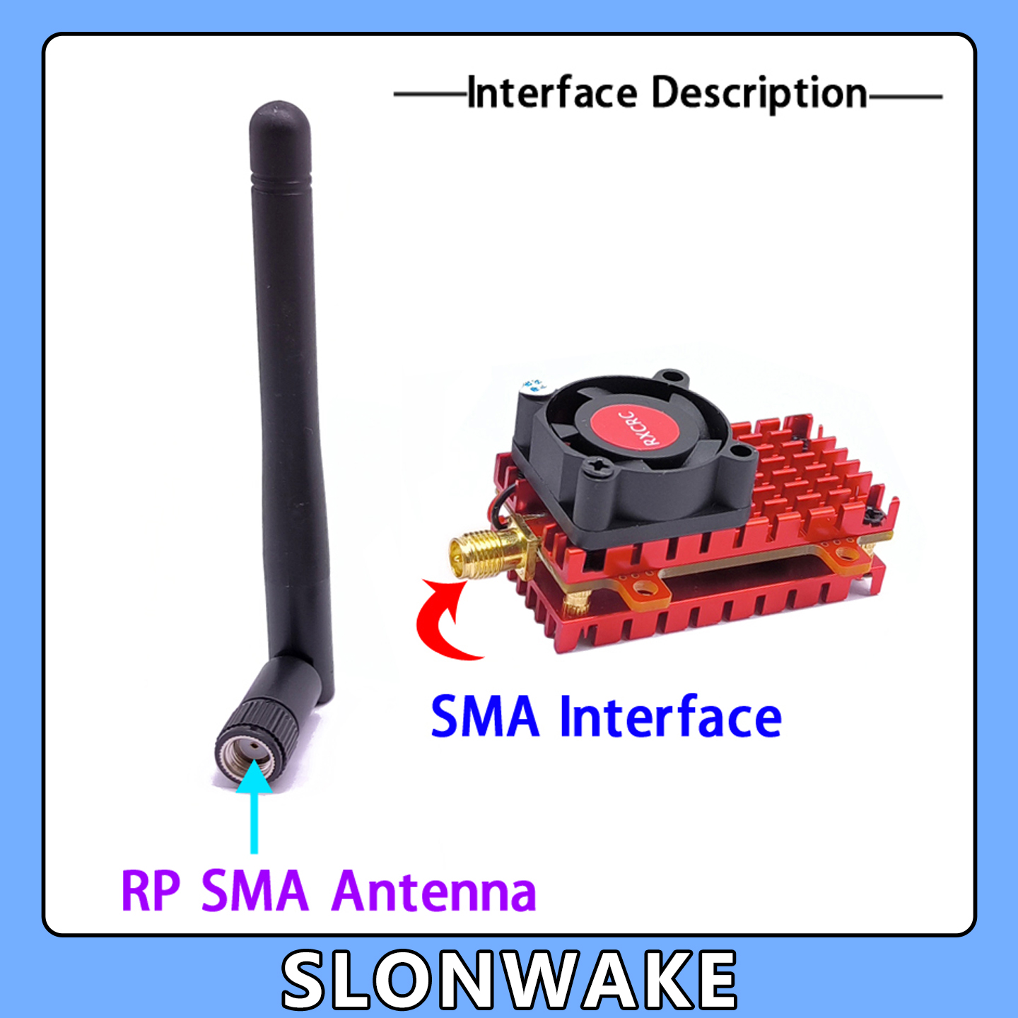 SLONWAKE 5.8G 2W VTX FPV Kamer - Joystick Rc Drone ulasan dan harga