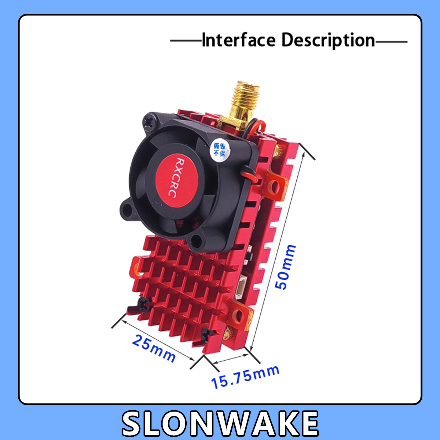 SLONWAKE 5.8G 2W VTX FPV Kamer - Joystick Rc Drone ulasan dan harga