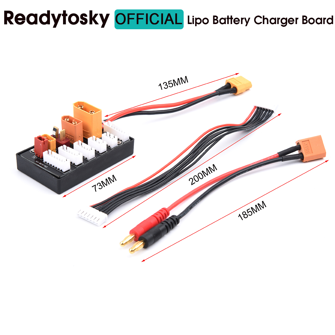 2-6S XT30 XT60 XT90 JST T Kone - Lipo Parallel Charging Board ulasan dan harga