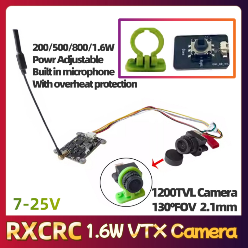 Modul RXCRC 5.8G 48CH 1.6W VTX - Drone Rc Toy ulasan dan harga