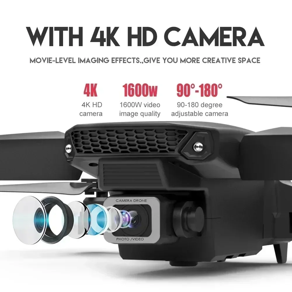E88 Pro Drone FPV kamera sudut - Drone Rc Pro ulasan dan harga