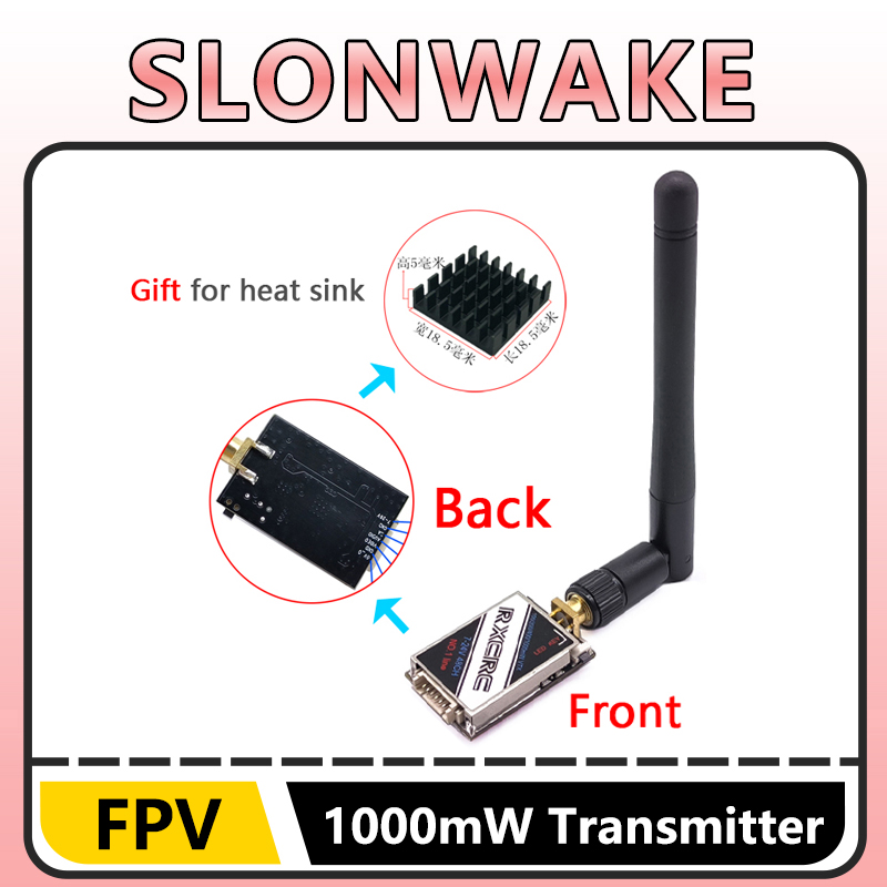 SLONWAKE 5.8G 48CH 1W VTX 100/ - Receiver Rc Drone ulasan dan harga