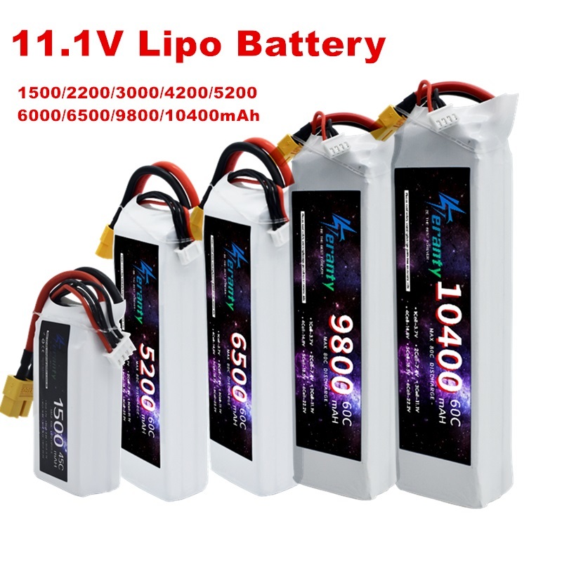 3S 11.1V Lipo baterai Deans XT - Drone Lipo Battery ulasan dan harga