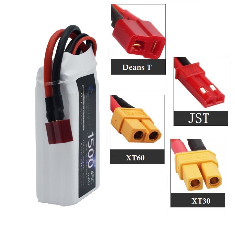 3S 11.1V Lipo baterai Deans XT - Drone Lipo Battery ulasan dan harga