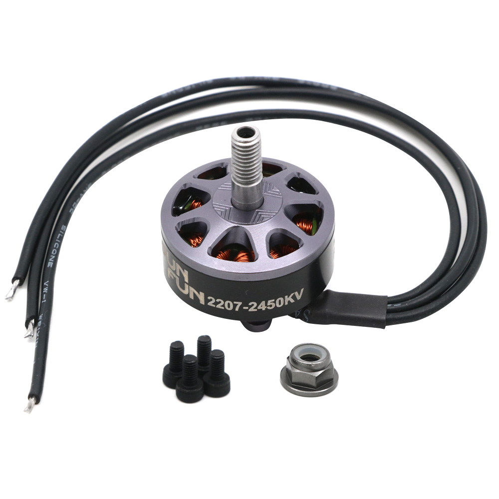 1/4pcs Set Sun Fun 2207 Motor  - Drone Kf Rc ulasan dan harga
