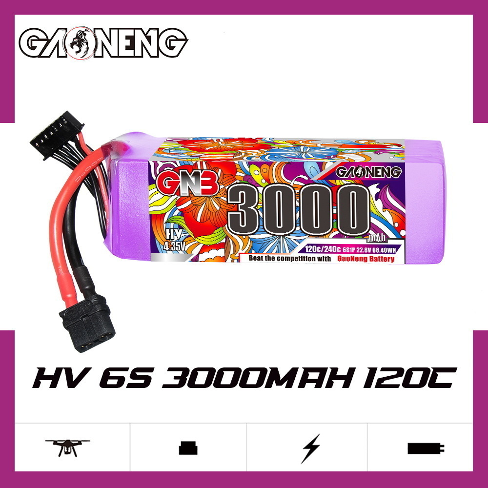 Baterai Lipo GNB 6S 22.8V 3000 - Drone Lipo Battery ulasan dan harga
