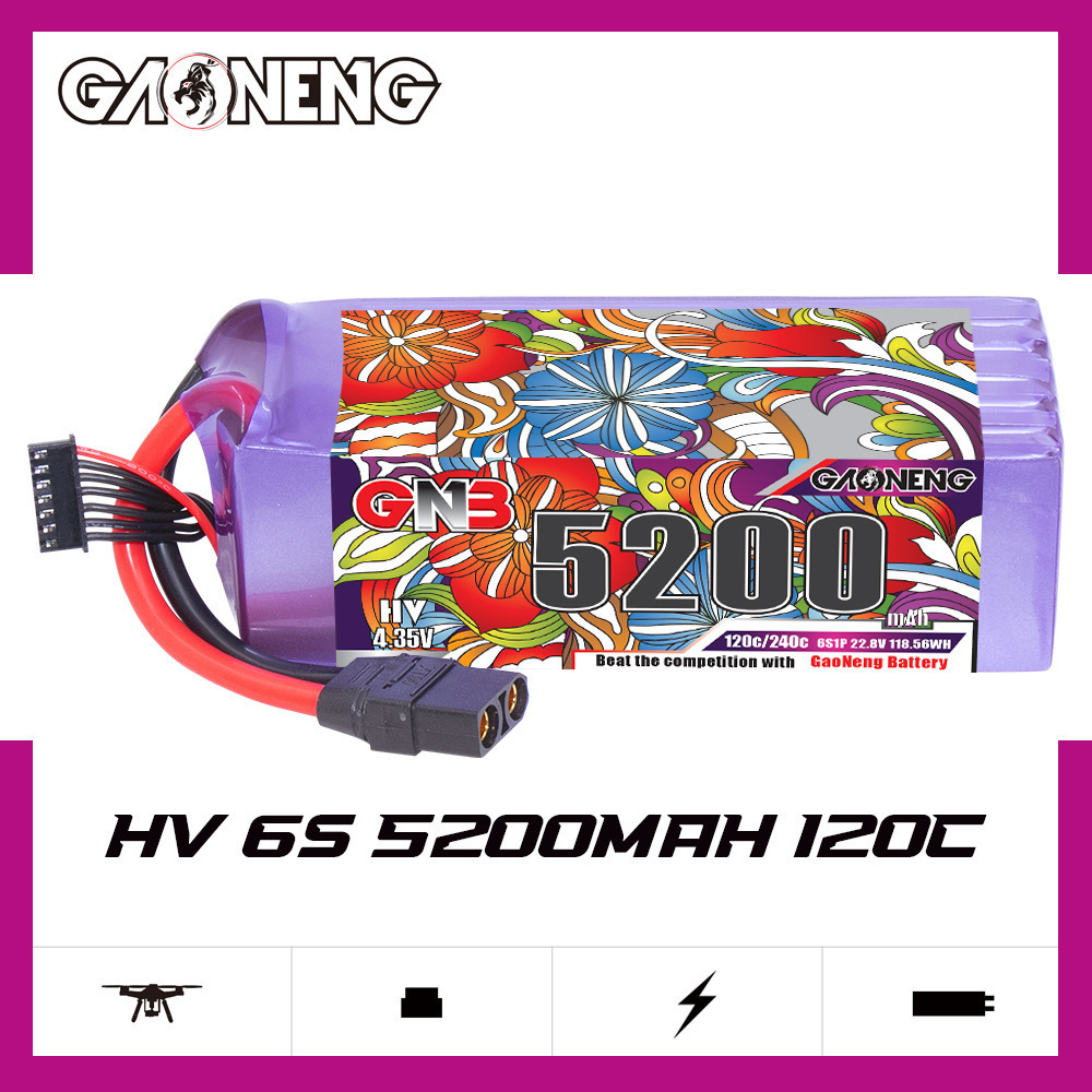 Baterai Lipo GNB 6S 22.8V 3000 - Drone Lipo Battery ulasan dan harga